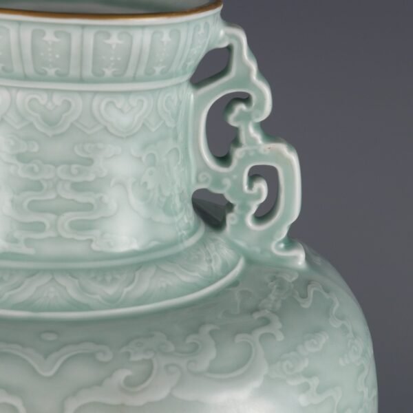 pattern open window powder enamel Magu offering longevity double-ear flat bottle - Image 6