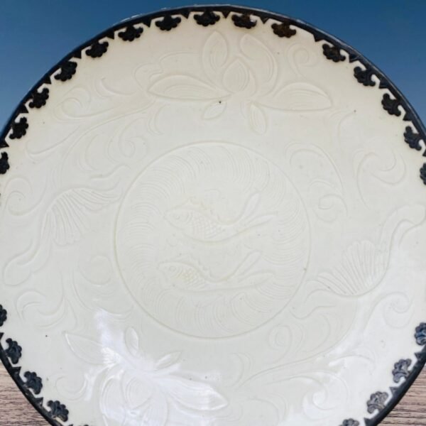 Ding porcelain silver-covered bowl - Image 3