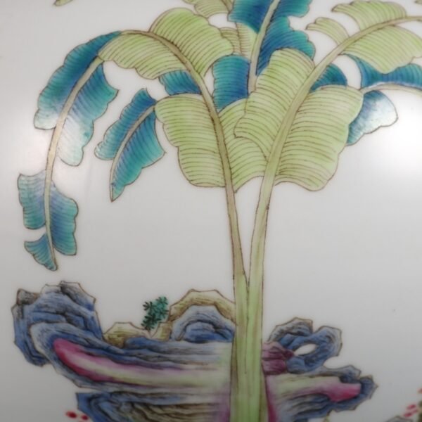 Qing Dynasty Qianlong Period Famille rose three mothers teach their children pomegranate jar - Image 5