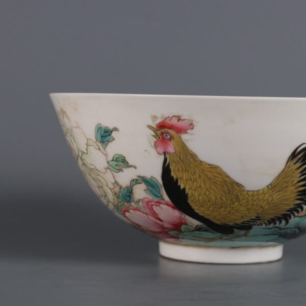 Yongzheng Period Famille Rose Chicken Bowl - Image 3