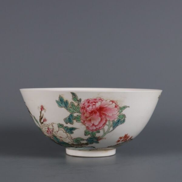 Yongzheng Period Famille Rose Chicken Bowl - Image 2