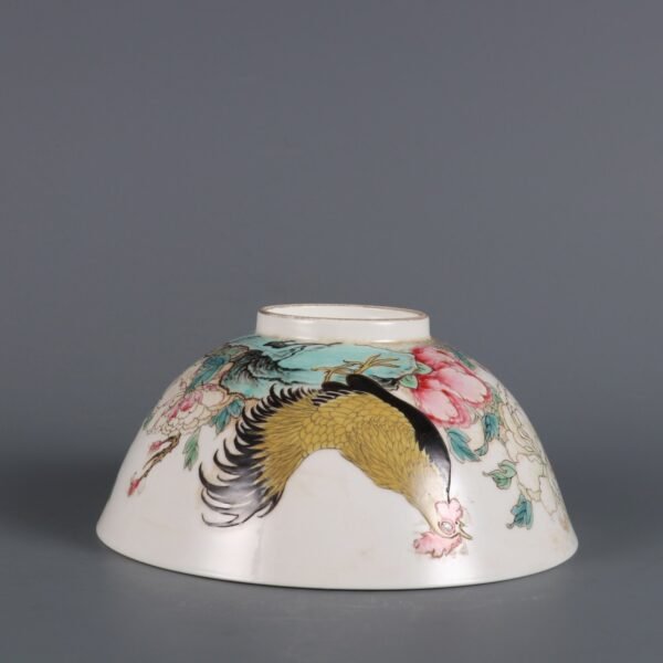 Yongzheng Period Famille Rose Chicken Bowl - Image 7
