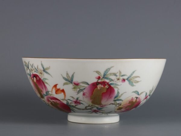 peaches and eight immortals in gold inlaid in Qing Dynasty, made in the Qianlong period - Image 9