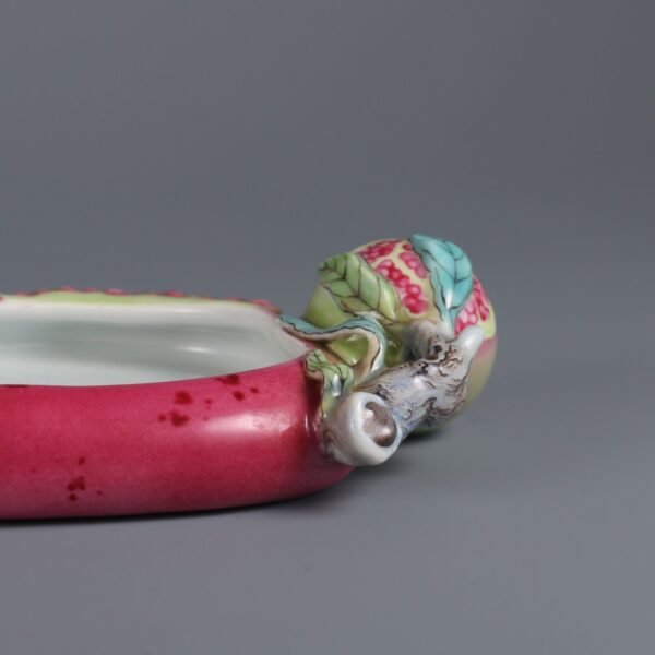 Pomegranate brush washer made in the Qianlong period of the Qing Dynasty - Image 8