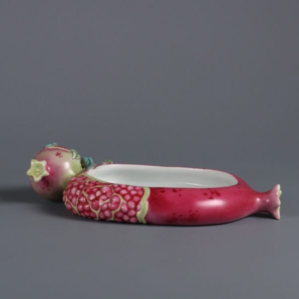Pomegranate brush washer made in the Qianlong period of the Qing Dynasty - Image 9