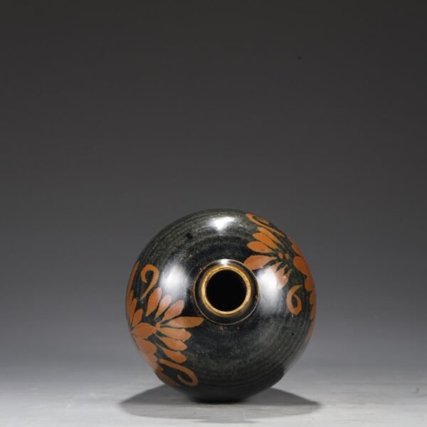 Old collection of Northern Song Dynasty Cizhou kiln rust-stained large plum vase - Image 5