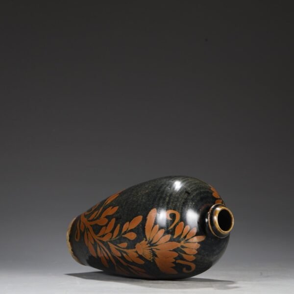 Old collection of Northern Song Dynasty Cizhou kiln rust-stained large plum vase - Image 6