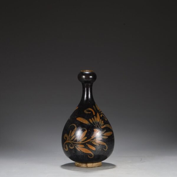 Old Collection Northern Song Dynasty Cizhou Kiln Rust Spot Imperial Garlic Bottle - Image 2