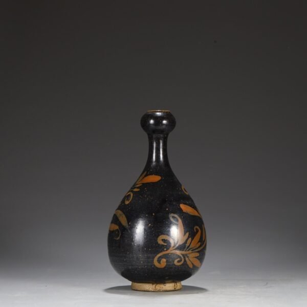 Old Collection Northern Song Dynasty Cizhou Kiln Rust Spot Imperial Garlic Bottle - Image 7