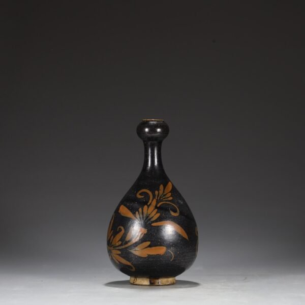 Old Collection Northern Song Dynasty Cizhou Kiln Rust Spot Imperial Garlic Bottle - Image 8
