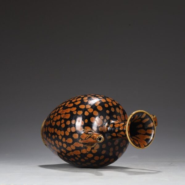 Old collection of Northern Song Dynasty Cizhou kiln rust-stained large pot - Image 5