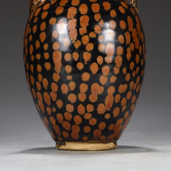 Old collection of Northern Song Dynasty Cizhou kiln rust-stained large pot - Image 9
