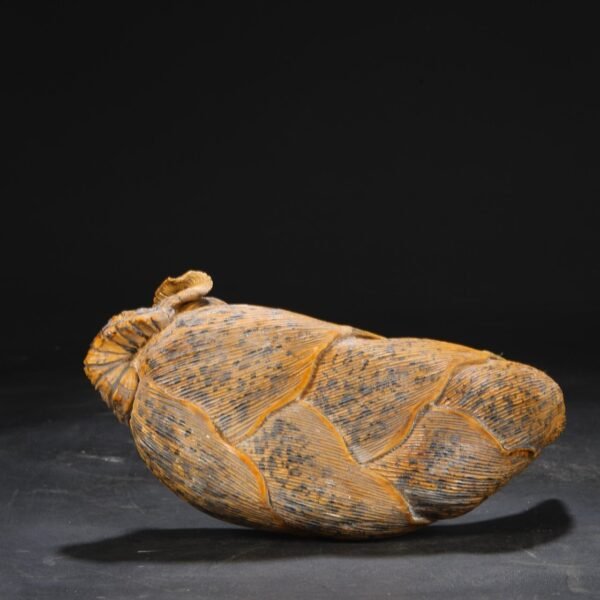 Old collection of Qing Qianlong bionic porcelain imperial bamboo shoots - Image 9