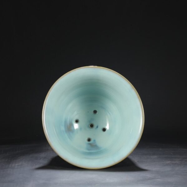 Old Collection Northern Song Dynasty Jun Kiln Grape Purple Palace Royal Upturned Bell-shaped Flower Pot "Chonghua Palace" - Image 4