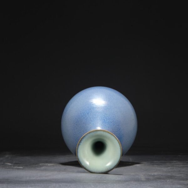 Old Collection Northern Song Dynasty Jun Kiln Grape Purple Palace Imperial Large Jade Huchun Vase "Qianlong Imperial Title" - Image 5