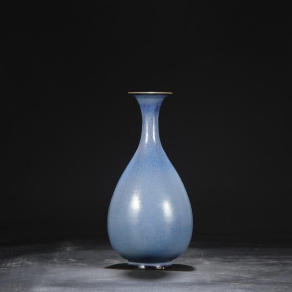 Old Collection Northern Song Dynasty Jun Kiln Grape Purple Palace Imperial Large Jade Huchun Vase "Qianlong Imperial Title" - Image 6