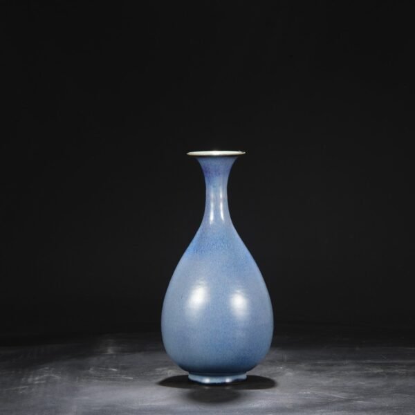 Old Collection Northern Song Dynasty Jun Kiln Grape Purple Palace Imperial Large Jade Huchun Vase "Qianlong Imperial Title" - Image 7