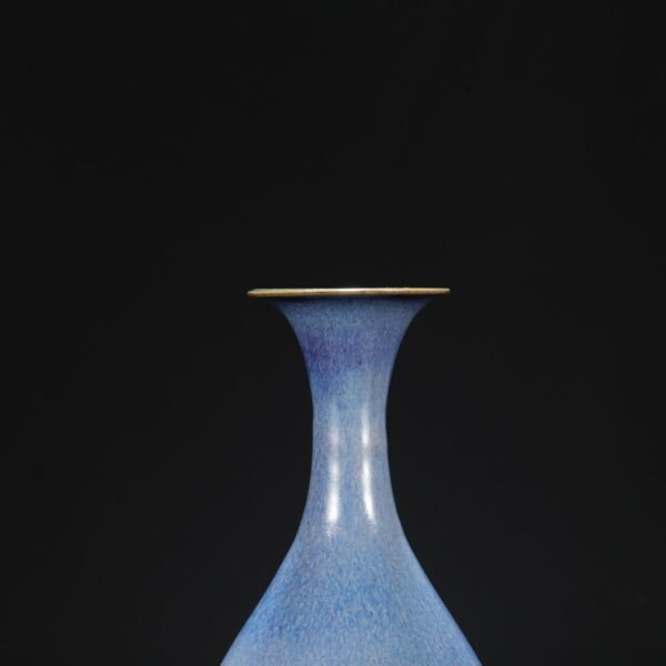 Old Collection Northern Song Dynasty Jun Kiln Grape Purple Palace Imperial Large Jade Huchun Vase "Qianlong Imperial Title" - Image 8