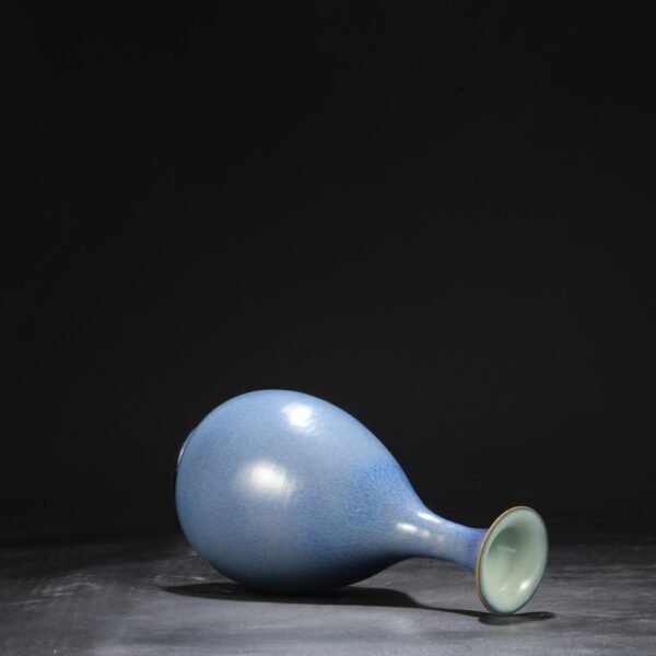 Old Collection Northern Song Dynasty Jun Kiln Grape Purple Palace Imperial Large Jade Huchun Vase "Qianlong Imperial Title" - Image 9