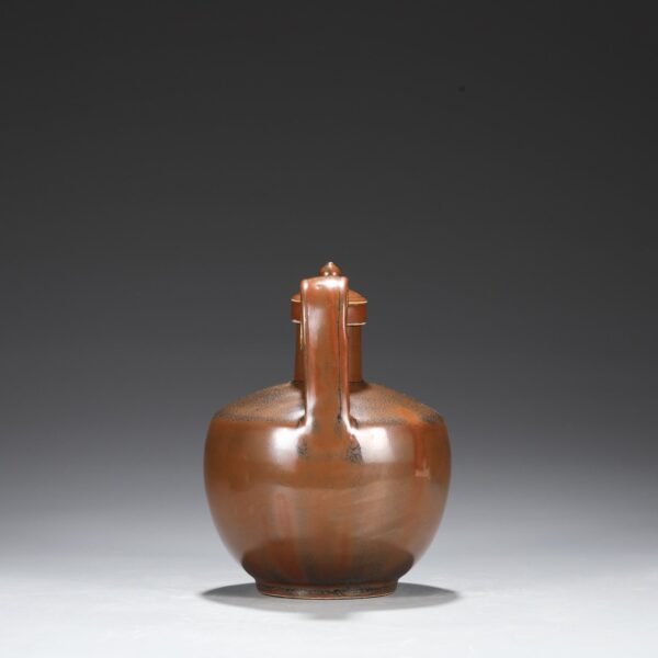 A set of purple gold glaze wine warmer from Ding kiln in the Northern Song Dynasty. - Image 9