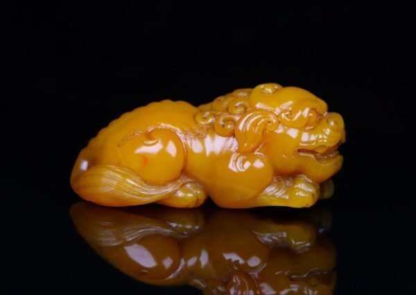 Zhenpin Collection Old Collection Shoushan Stone Tianhuangshi Nine Guardian Ornaments - Image 6
