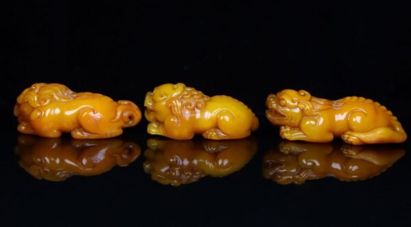 Zhenpin Collection Old Collection Shoushan Stone Tianhuangshi Nine Guardian Ornaments - Image 7