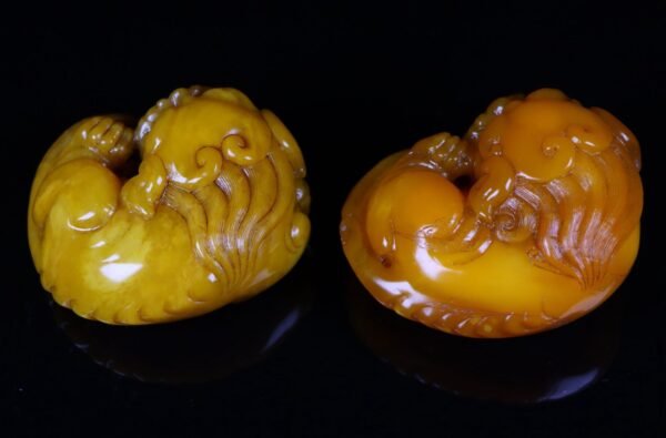 Zhenpin Collection Old Collection Shoushan Stone Tianhuangshi Nine Guardian Ornaments - Image 9