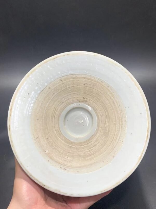 Qing Yongzheng pastel Sanniang Jiaozi pen holder - Image 8