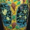 A large plum vase with a cover and decorated with enamel sculptures of grapes, rock flowers and windows from the Wanli period of the Ming Dynasty. - Image 7