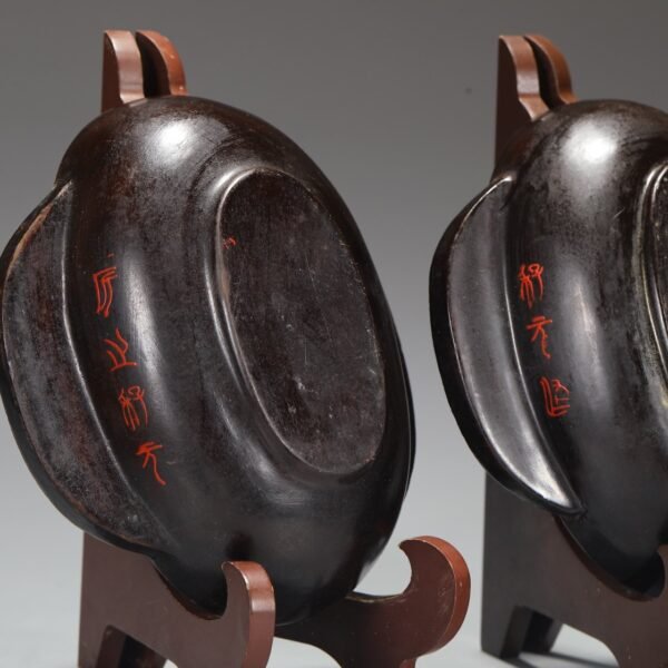A set of lacquerware and imperial wine vessels and trays from the Han Dynasty. - Image 2