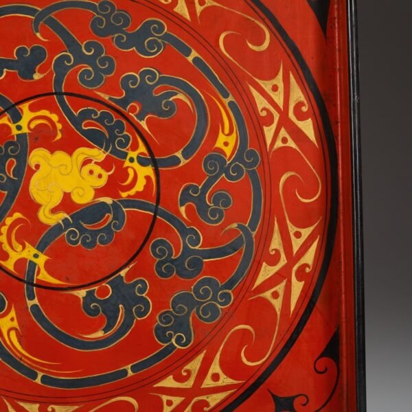 A set of lacquerware and imperial wine vessels and trays from the Han Dynasty. - Image 6
