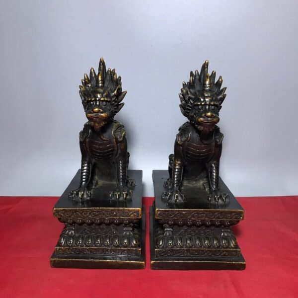 Collection of pure copper Qilin - Image 8