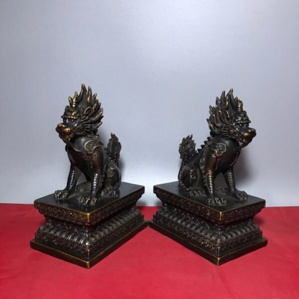 Collection of pure copper Qilin - Image 9