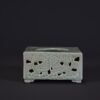 Old Collection Qing Qianlong Green Glaze Sandwich Hollow Dragon Pattern - Image 2