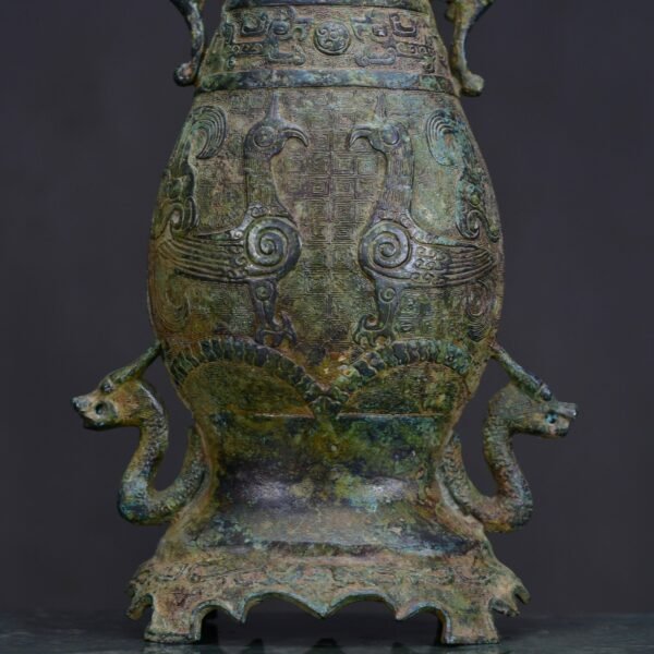 Bronze Flat Bottle - Image 6