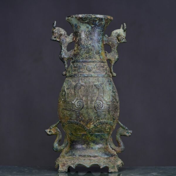 Bronze Flat Bottle