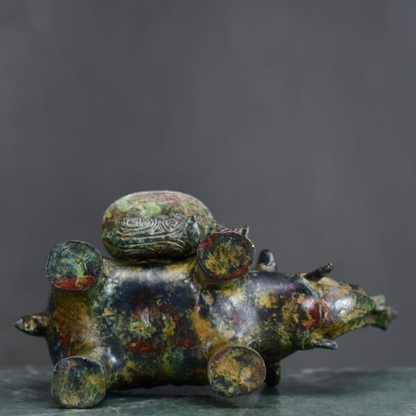 Spring and Autumn Bronze Elephant Zun - Image 9