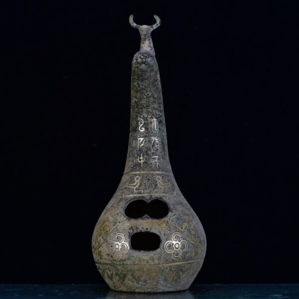 Bronze and Silver Gourd Sheng - Image 8