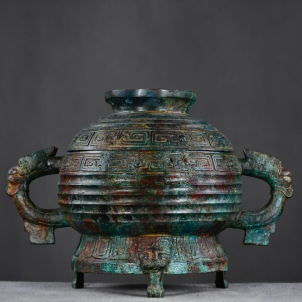 Western Zhou bronze ware Li Gui, Gui Basin food utensils - Image 2