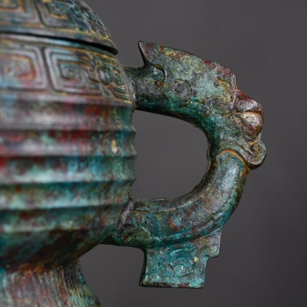 Western Zhou bronze ware Li Gui, Gui Basin food utensils - Image 5