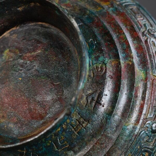 Western Zhou bronze ware Li Gui, Gui Basin food utensils - Image 6