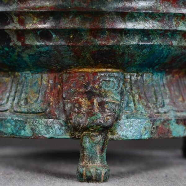 Western Zhou bronze ware Li Gui, Gui Basin food utensils - Image 8