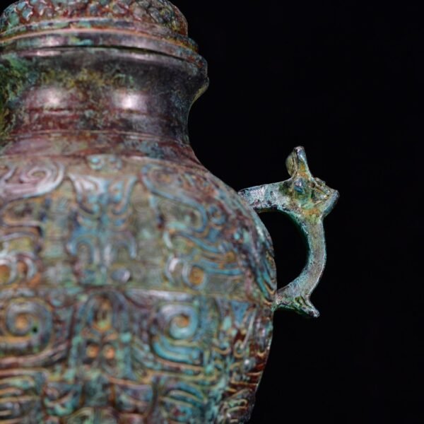 Panlong Round Bottle from the Western Zhou Dynasty - Image 6