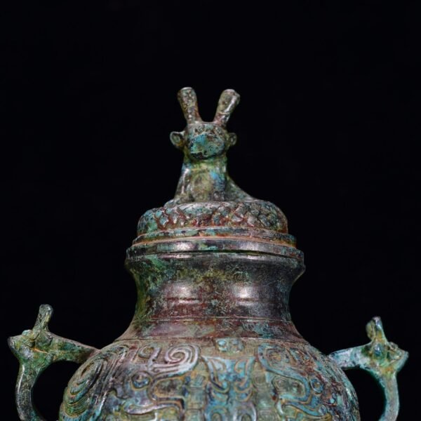 Panlong Round Bottle from the Western Zhou Dynasty - Image 8