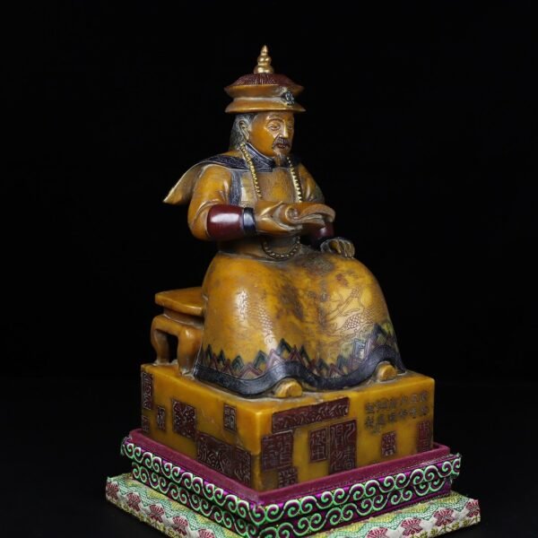 Collection of Shoushan stone hand-carved and painted seals of Emperor Daoguang - Image 2