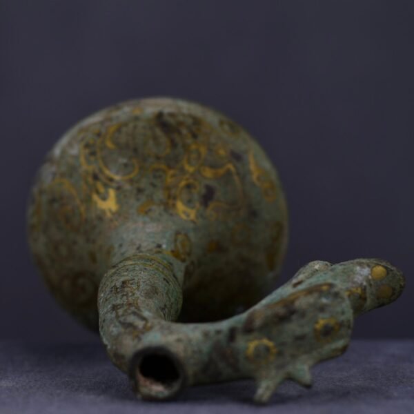 Bronze inlaid gold faucet bottle - Image 6