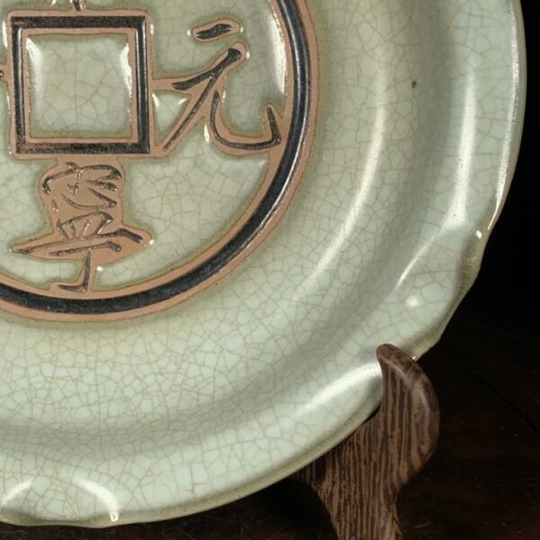 Song Ru kiln ice crack copper coin flower mouth washbasin - Image 4