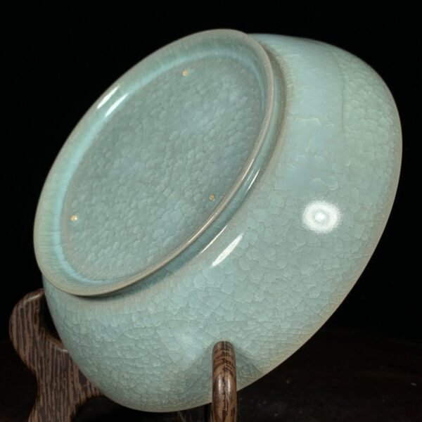 Song Ru kiln ice crack scroll foot wash basin - Image 8