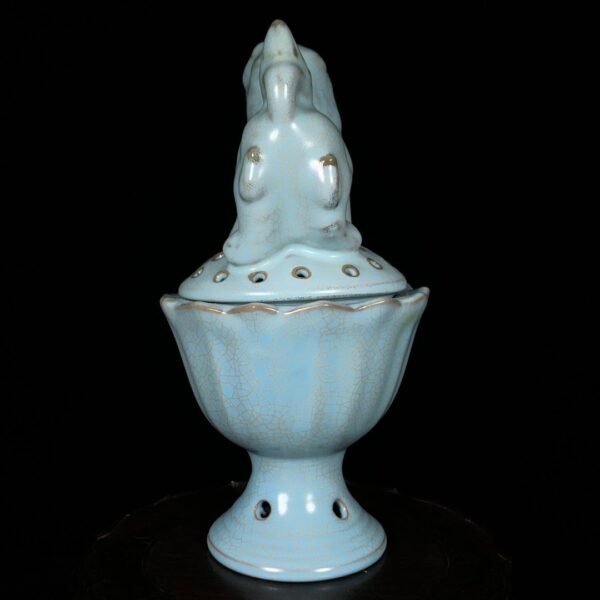 Song Ru Kiln mythical beast incense burner - Image 5