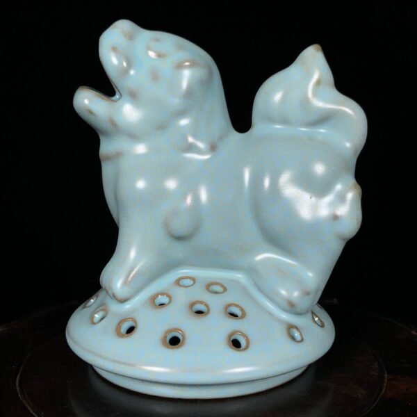 Song Ru Kiln mythical beast incense burner - Image 8